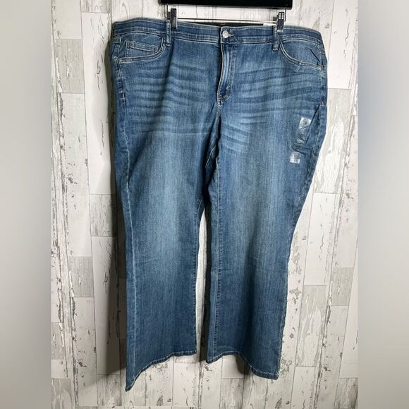 Sonoma Women’s 24W All About Comfort Premium Bootcut Stretch Denim Jeans NWT - Picture 1 of 9